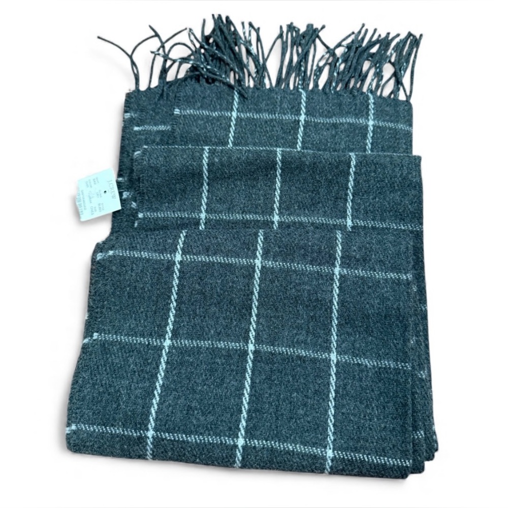 NWT! J.Crew Women's Gray Scarf 100% Acrylic